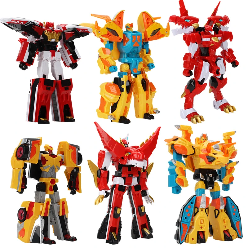 正品爆龙战车4豪华版恐龙变形机器人霸王龙金刚机器人男孩汽车