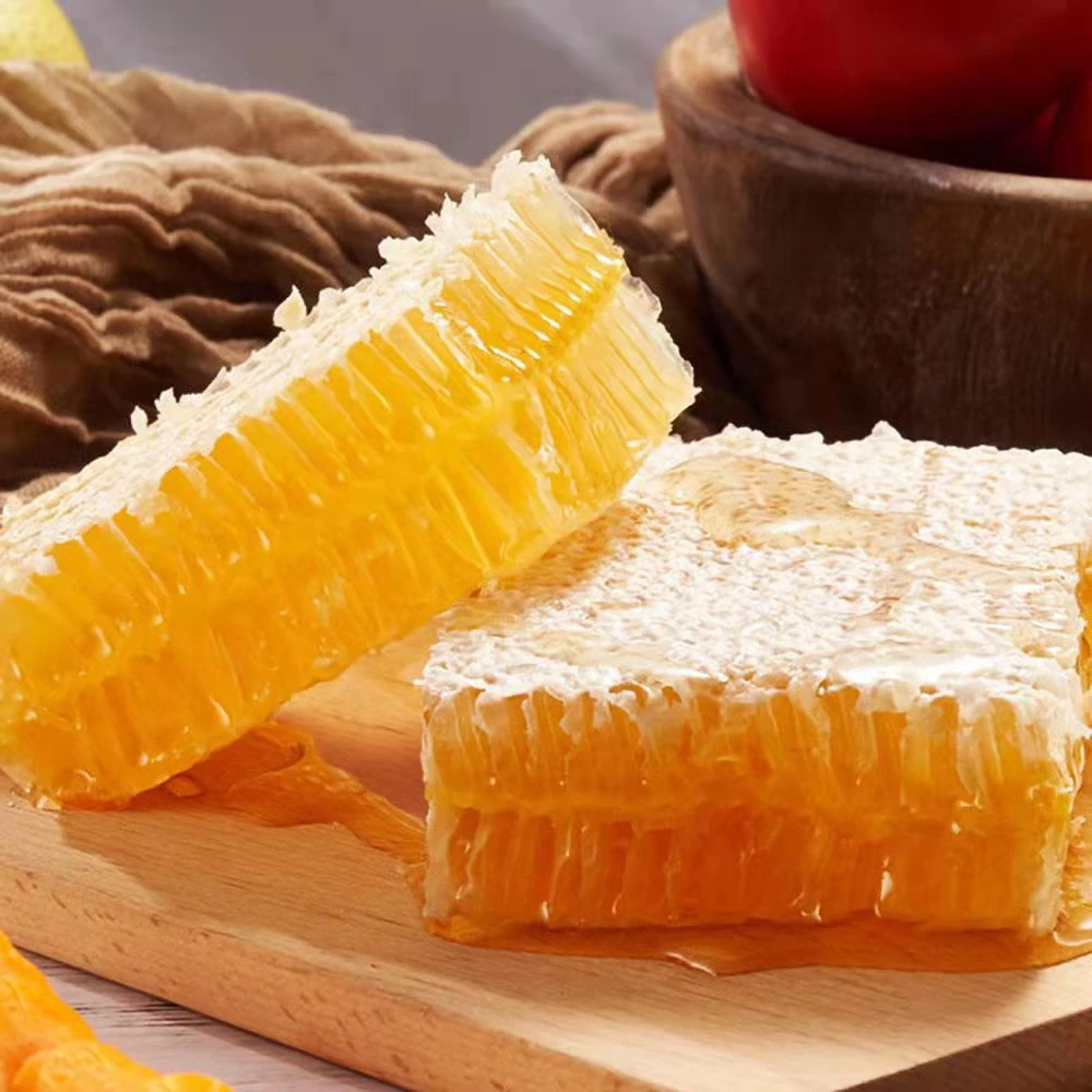 蜂巢蜜500g ，现切现装嚼着吃的巢蜜
