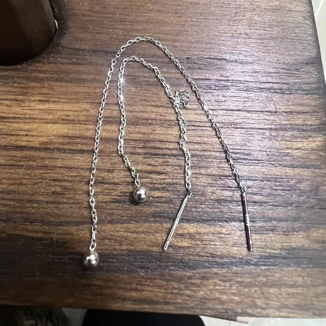 925银耳饰 西子分享 925# 银【耳线】 不支持退换亲们！