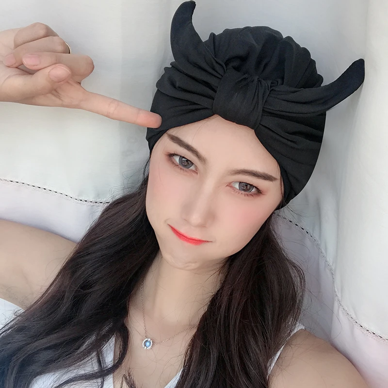 个性泳帽女士长发专用布料显脸小泳帽大头围时尚专用韩式不勒头