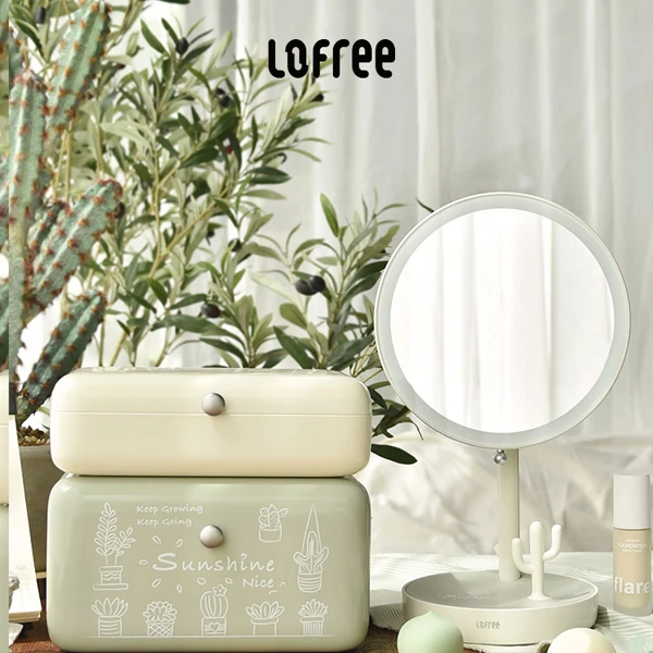 LOFREE/洛斐 护肤品化妆品收纳盒ins口红收纳盒置物架桌面防尘