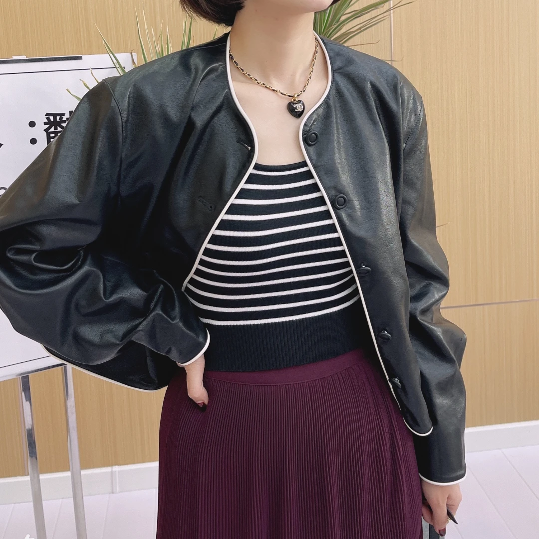 【程发发】修身条纹百搭吊带背心9502KA