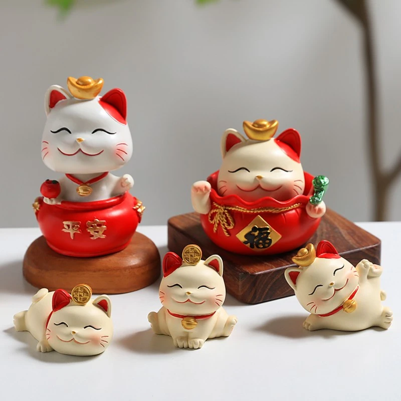 创意小猫摆件家居客厅装饰品客厅办公室桌面小摆设乔迁之喜礼物