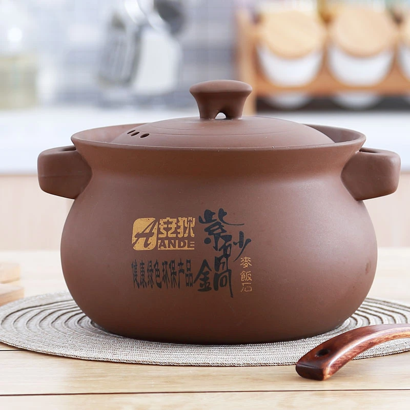 AANDE/安狄无釉砂锅炖锅家用燃气石锅煲汤炖汤炖汤煲沙锅瓦罐石锅