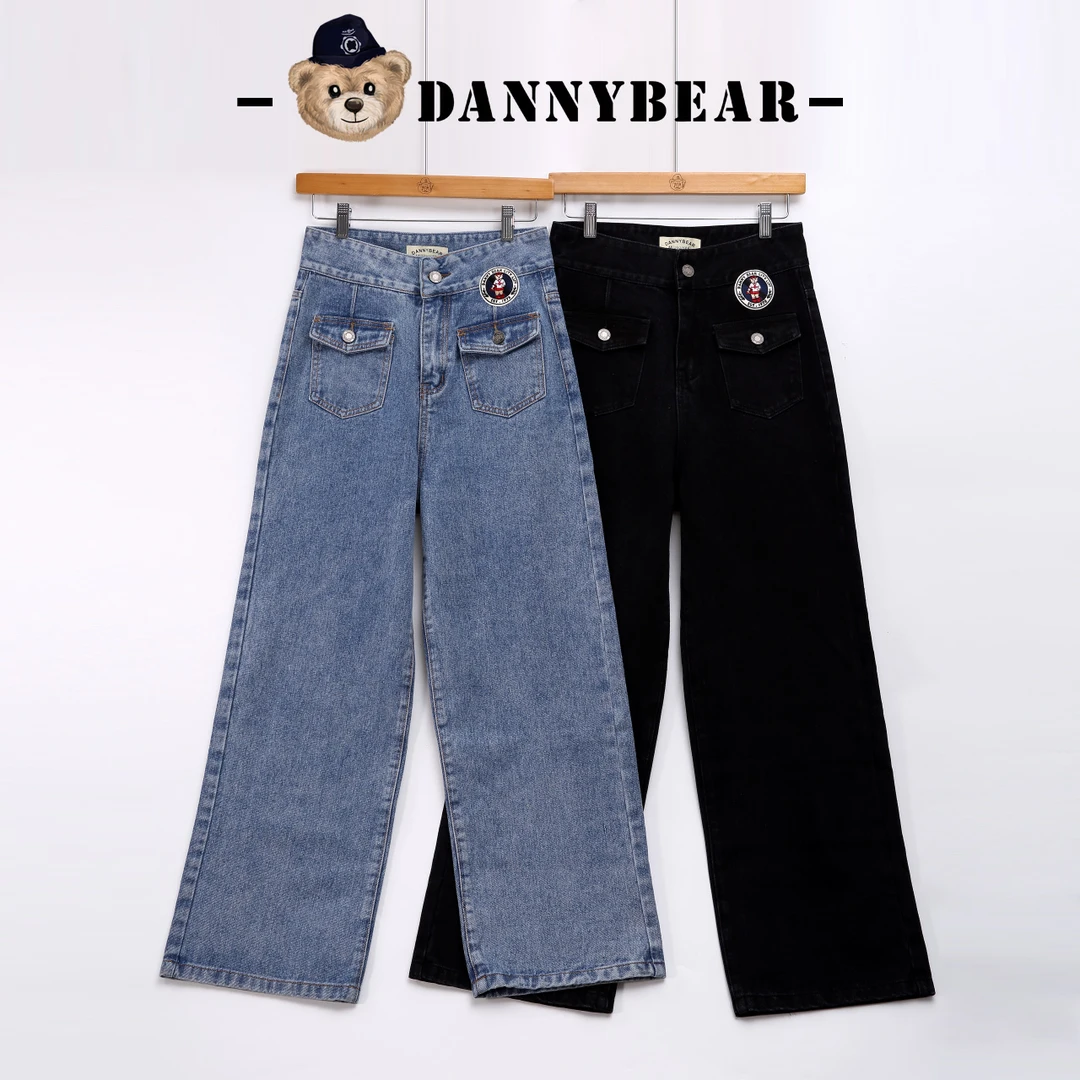 #XX#DANNYBEAR时尚百搭女款阔腿牛仔裤DJY1536088
