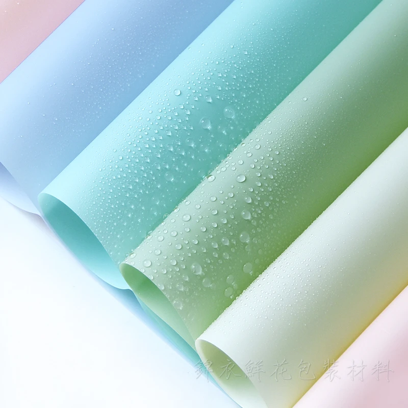 锦衣雾面纸防水磨砂纸鲜花包装纸韩式Flod纸半透包花纸花束可选
