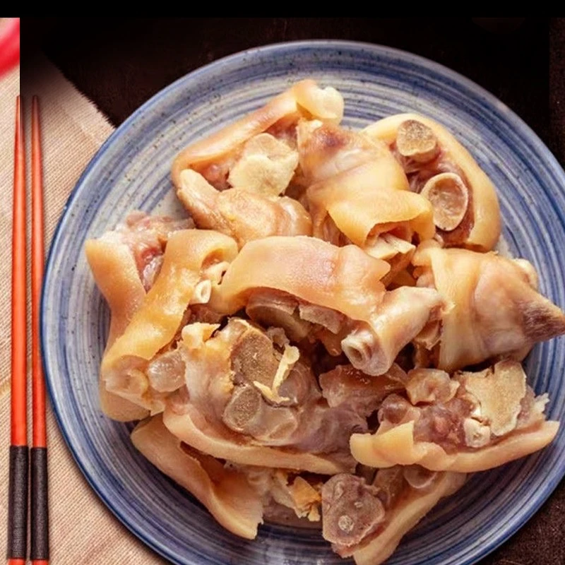 腊猪脚称重 正宗连州东陂自然风干腊味