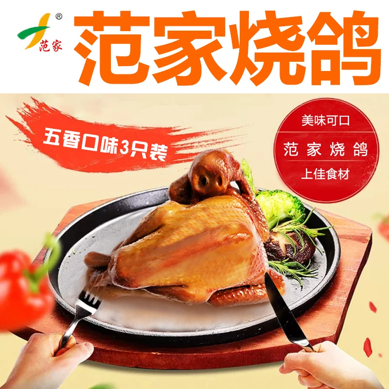 范家范家烧鸽聊城市级非物质文化遗产传承200克/只真空装开袋即食