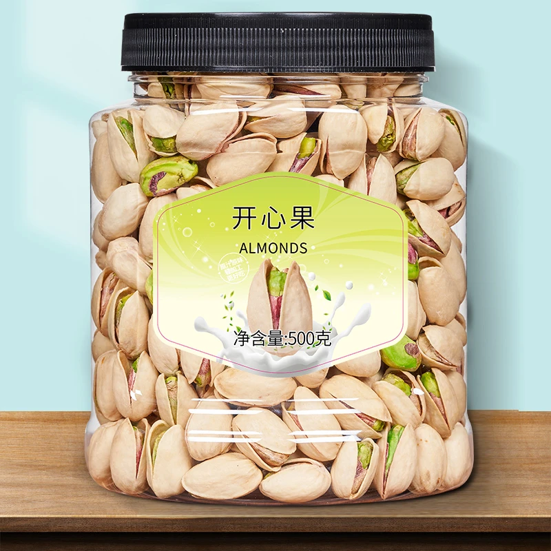特大开心果500g罐装原色无漂白孕妇坚果干果办公室休闲零食250g
