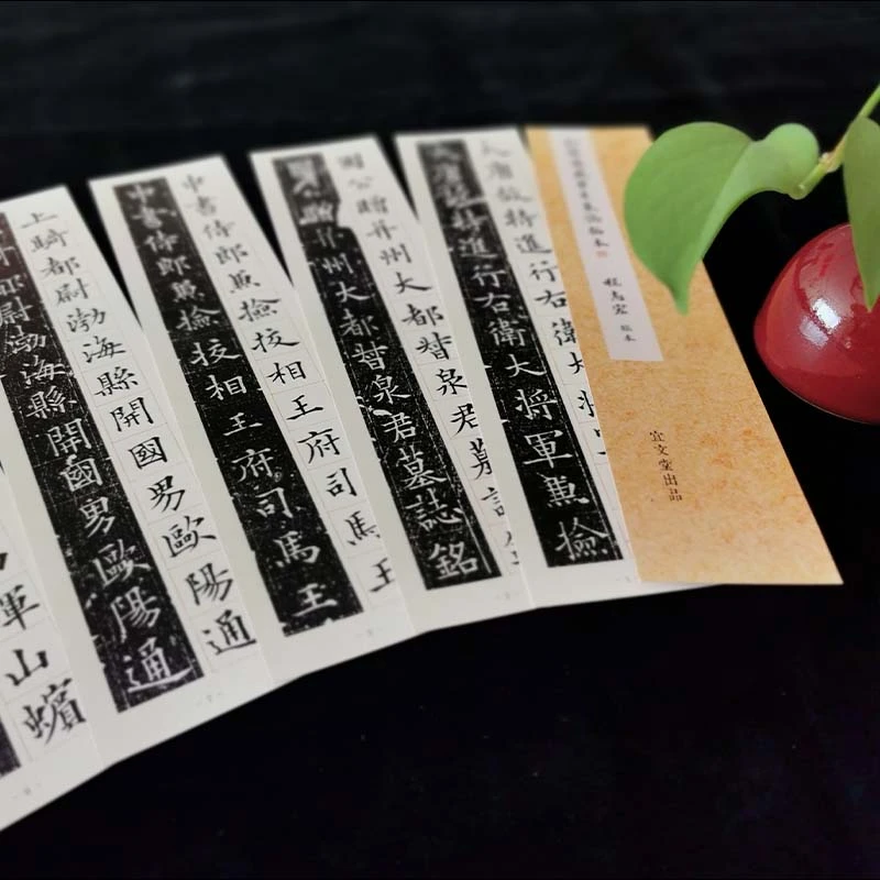 欧阳通《泉男生墓志》字卡 拓本+程志宏临本+配套课程