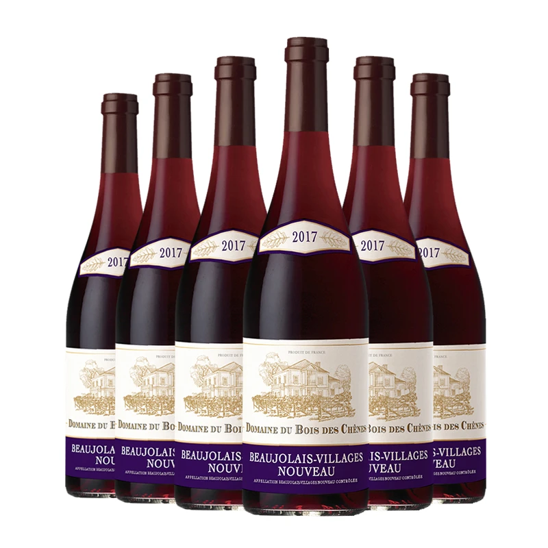 2017年柏珊娜酒庄博若莱村庄新酿干红葡萄酒 750ml*6
