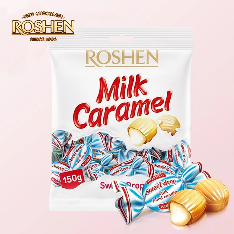 ROSHEN/如胜【乌克兰原装进口】滴滴香奶糖500g每袋