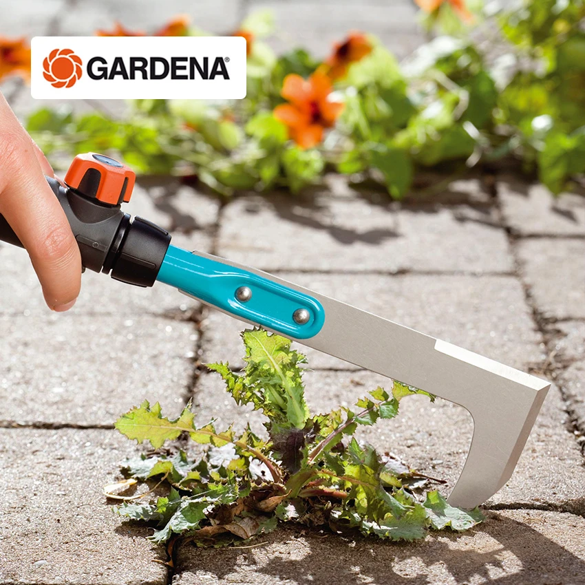 德国进口嘉丁拿GARDENA花园庭院石缝墙夹缝 杂草青苔去除器锄草器