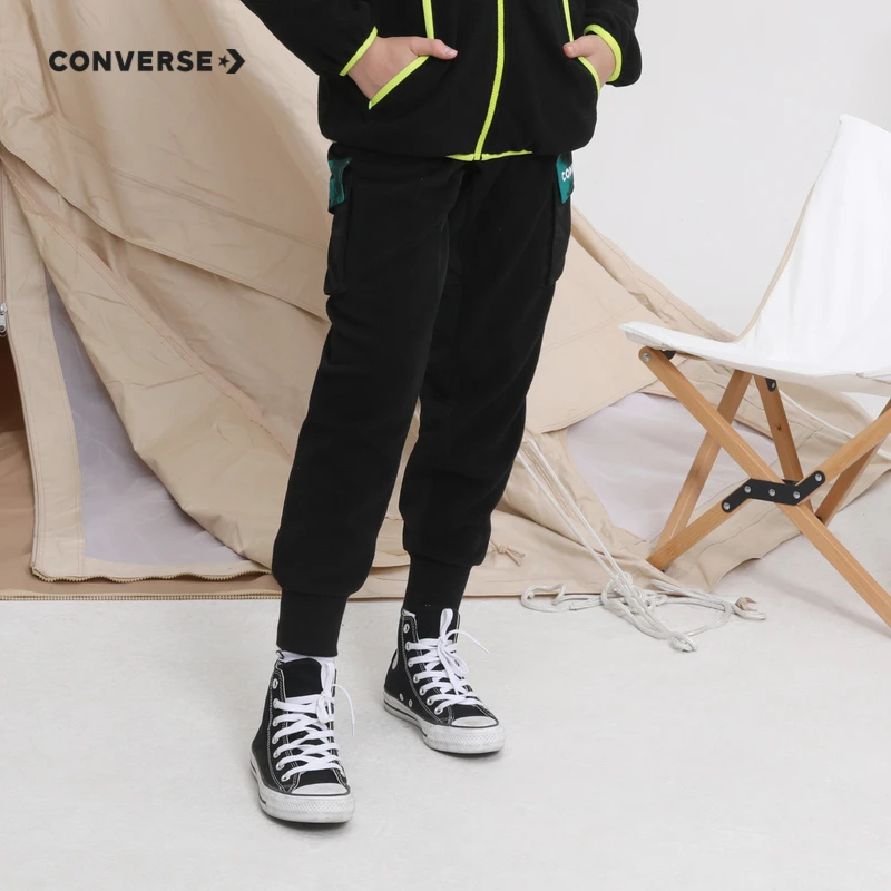 Converse/匡威男童加绒运动梭织裤秋季CNVB-WP-C188
