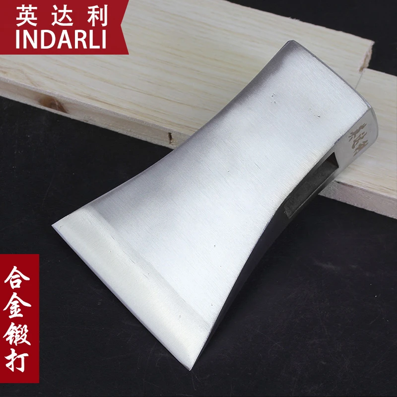 英达利不锈钢斧头手工锻打铬钢斧子劈柴砍树家用砍柴修枝全钢斧子