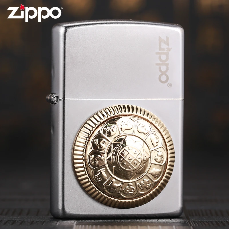 Zippo正版打火机 时来原装防风银色经典个性男士煤油DY9902TZ