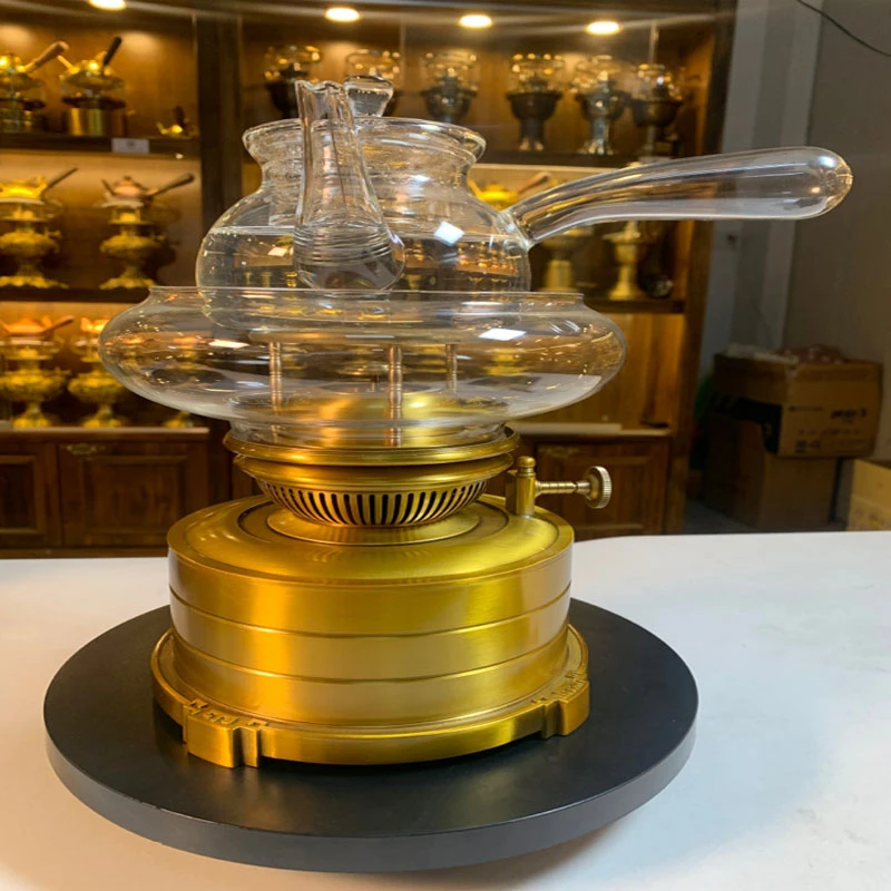仿古简洁型黄铜空气灯茶中式功夫茶具