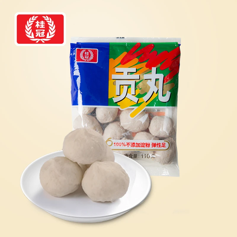 【品牌自营顺丰直发】110g*3袋 肉含量90%贡丸 火锅丸子 麻辣烫