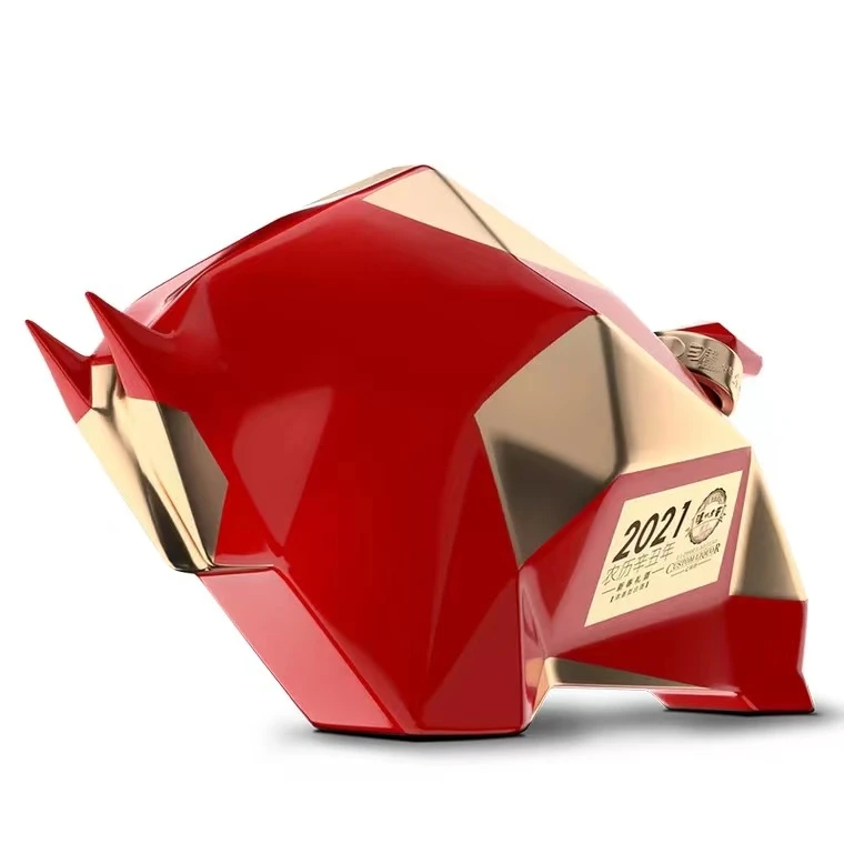 泸州老窖定制酒牛年生肖纪念酒新春礼酒【微瑕介意慎拍】52度