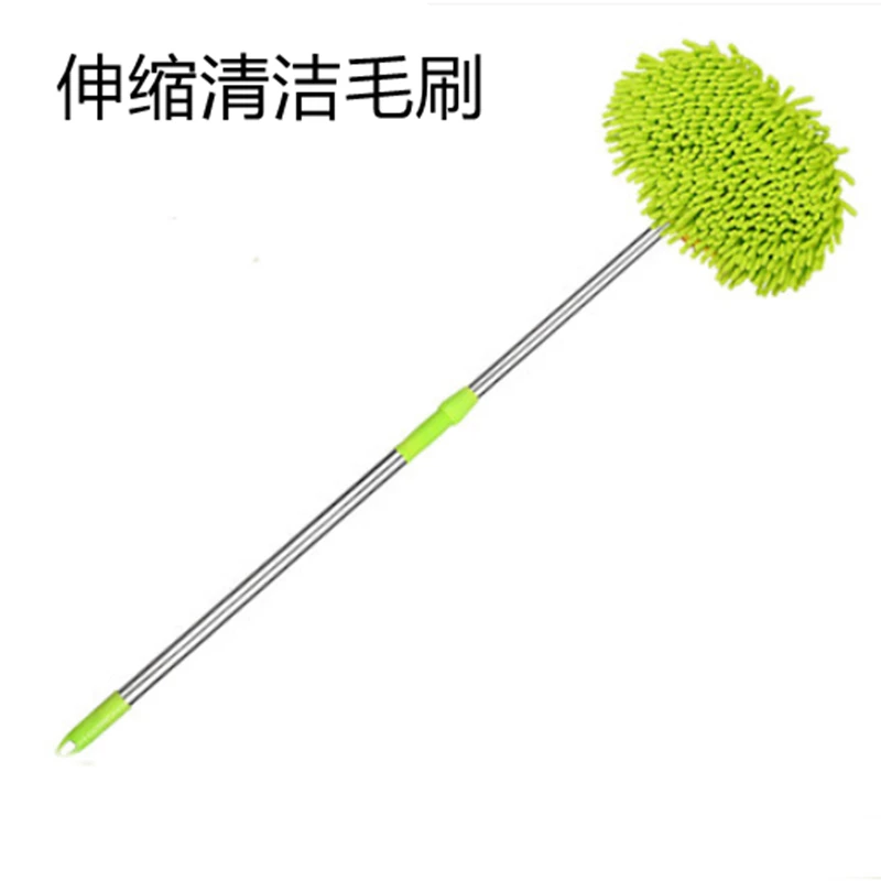 【精选福利】洗车拖把软毛刷车刷子非纯棉长柄伸缩专用擦车工具