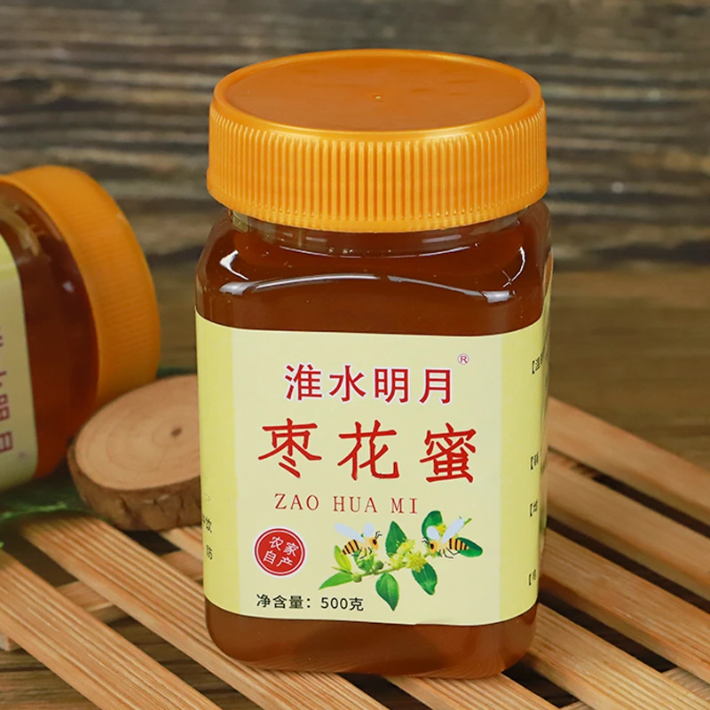枣花蜜500克*2瓶纯蜂蜜真蜂蜜蜂哥蜂场直播蜂蜜天然食用枣花蜂蜜