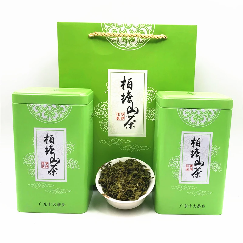 众幸福柏塘山茶广东惠州博罗特产送礼明前客家茶叶散装手工绿茶
