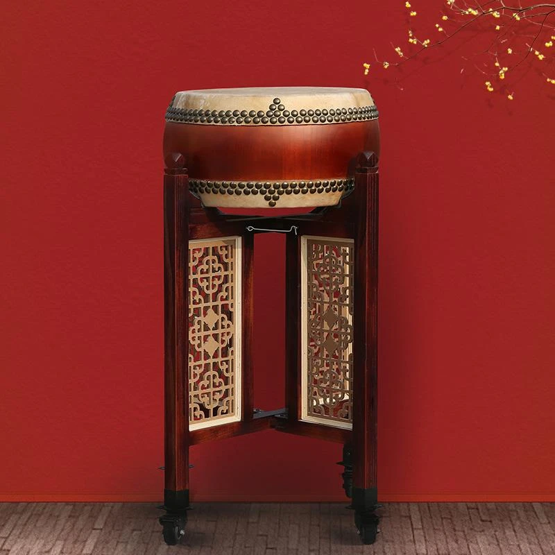 唐尧40cm扁鼓 TY-B02 （无鼓环）/优质牛皮鼓/传统锣鼓/鼓