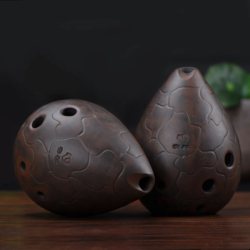 【经典上乘音色】空谷埙 8孔梨形埙 传统单腔 专业演奏古乐器陶埙