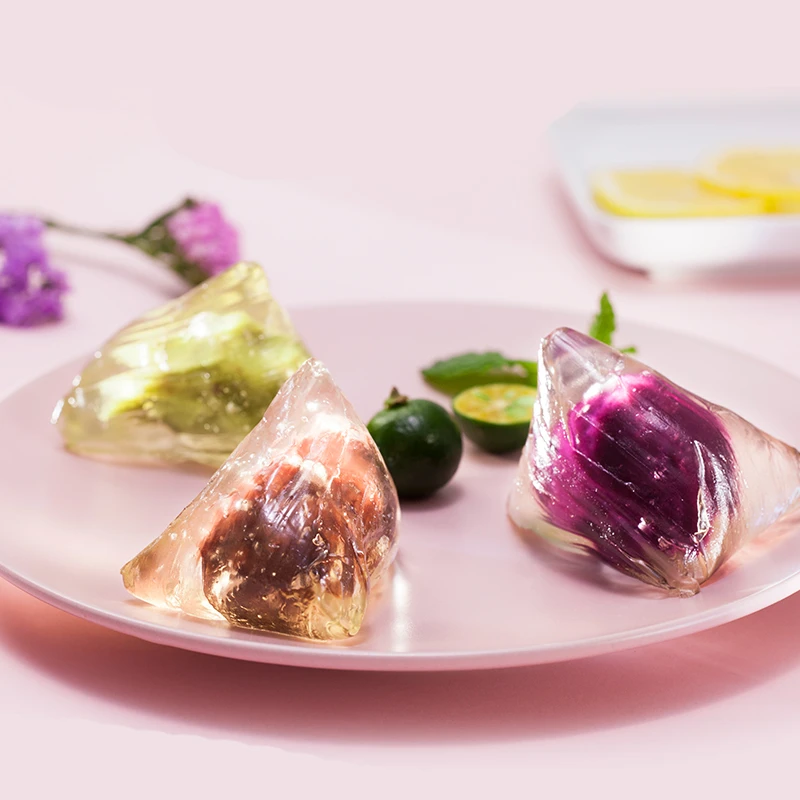 网红晶晶粽即食抹茶红豆紫薯味低脂Q弹软糯清甜晶晶粽 3只/6只