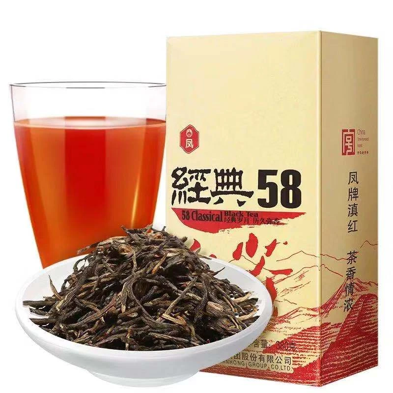 凤凤牌·传统牛皮纸筒装经典58红茶380g凤庆传统工夫红茶制作工艺