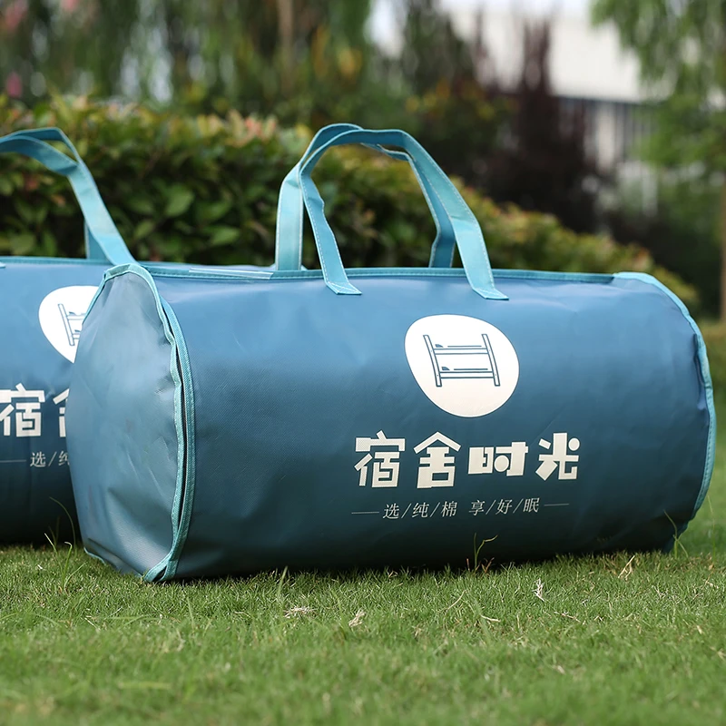 云瑾开学必备无纺布防水收纳袋学生宿舍床品收纳包手提袋防潮时尚