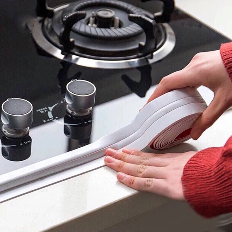 煤气灶贴 煤气灶专用线贴厨卫防水防霉胶带亚克力厨卫美缝贴