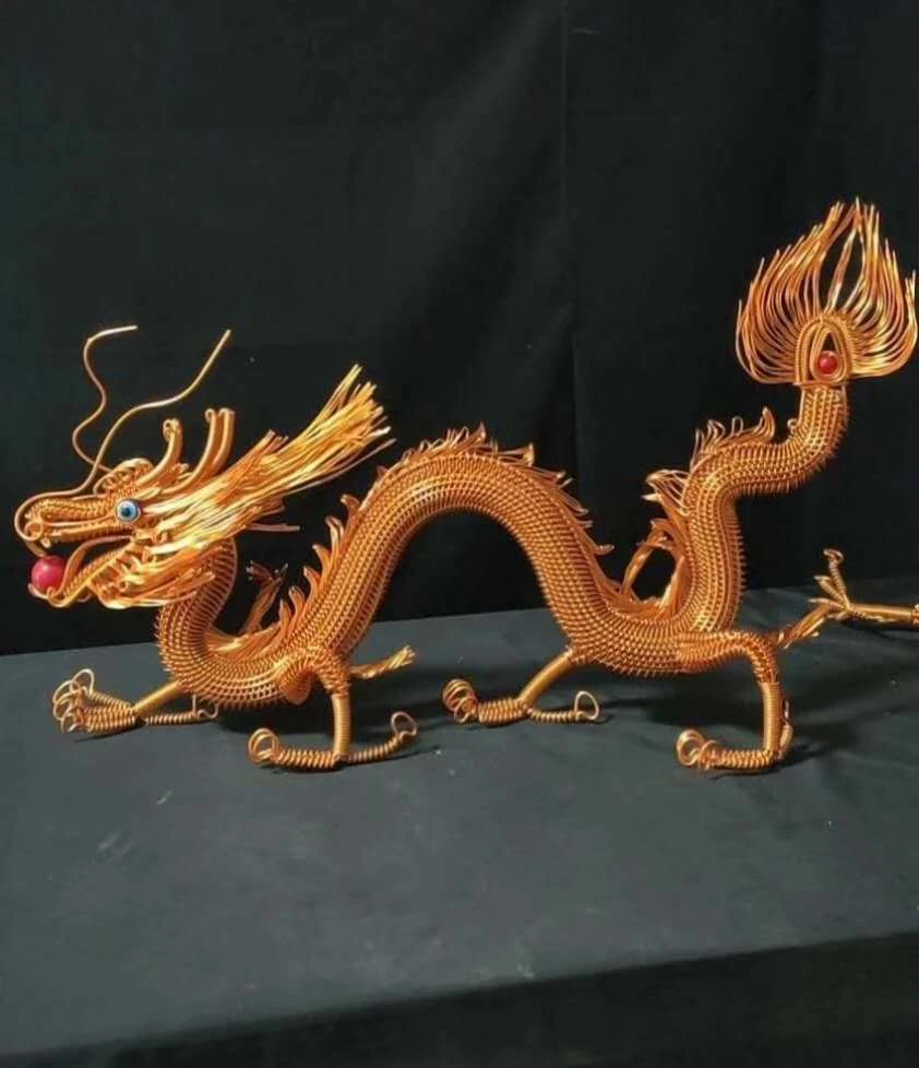 纯手工大中国龙  长75厘米