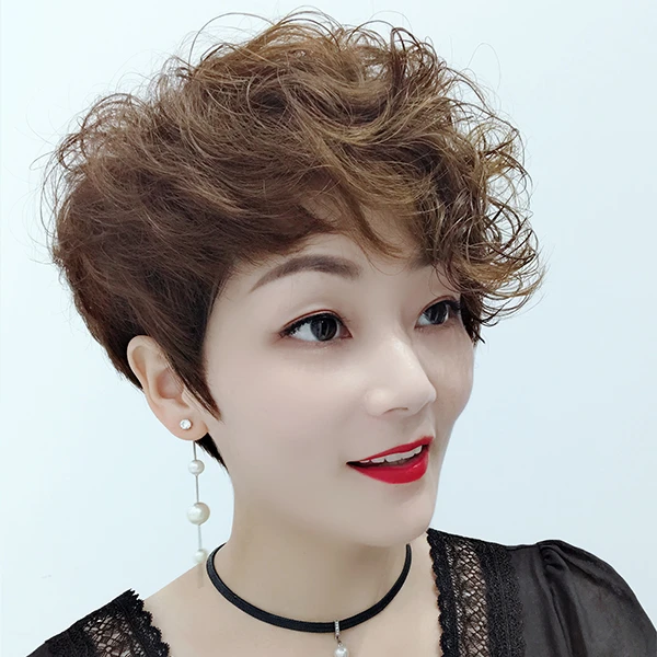16号发型链接全真发手工  时尚爆款卷发