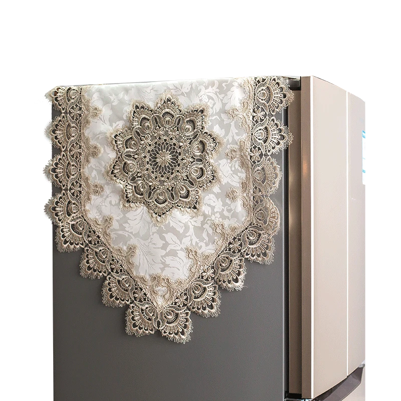 泰绣直播322-10对开门单双开门冰箱防尘罩防尘布盖巾