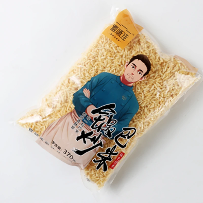 徽味佳干吃泡汤吃香脆锅巴炒米370克*香脆酥香味道好脆米上等香米
