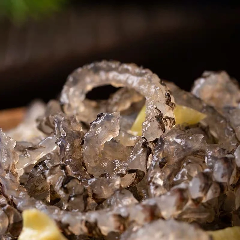 连云港方块猫泡椒鱼皮开袋即食150克/包 海鲜 爽滑小凉菜鱼皮泡椒