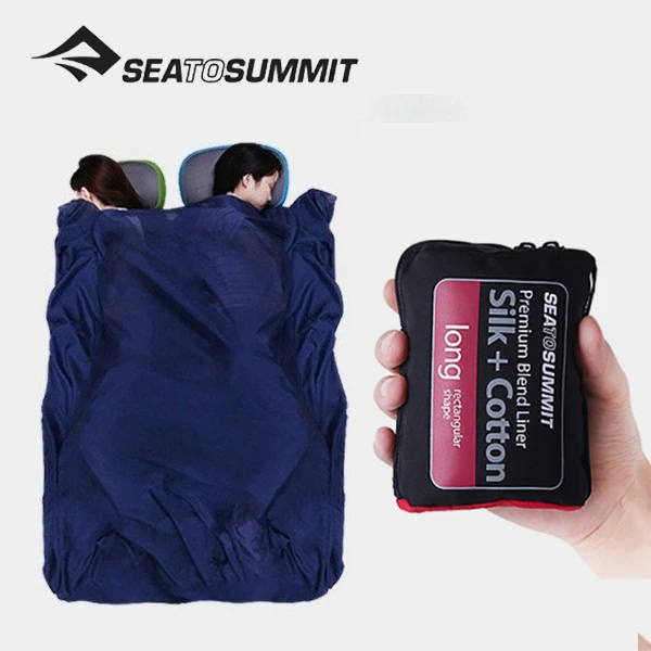 SEA TO SUMMIT澳洲 户外旅行酒店用丝绵睡胆 隔脏睡袋带枕头套