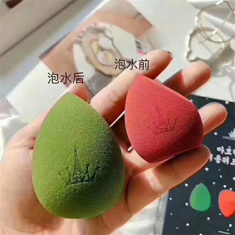 美妆蛋新款2代干湿两用化妆工具礼盒装3粒+晾晒架