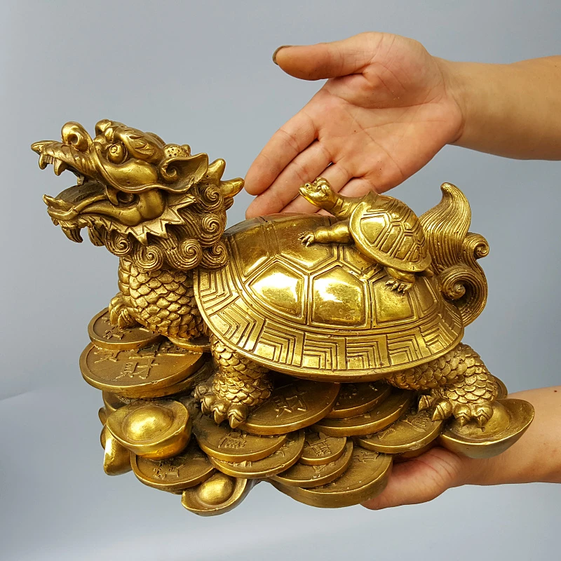 铜龙龟摆件葫芦龙龟款 龙龟文昌塔款多款可选