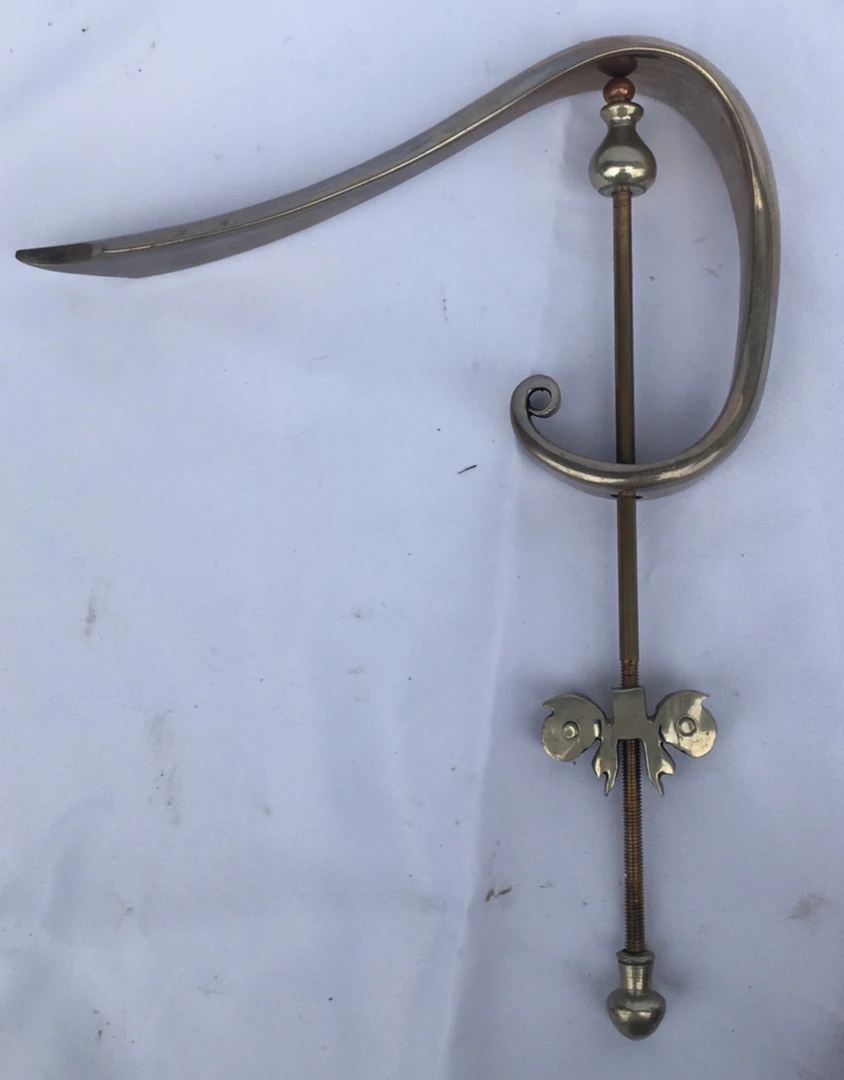 川笼之家之白铜镶紫铜画眉钩子。6