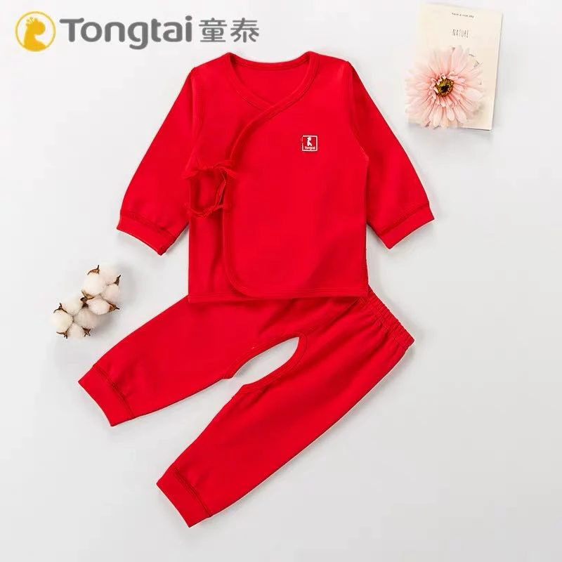Tongtai/童泰新生儿100棉A类和服开档套装3282