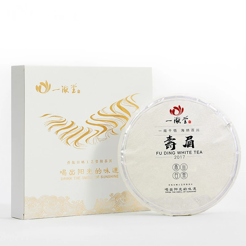 一海堂福鼎白茶 闻香-高级寿眉饼茶（2017年 300g）