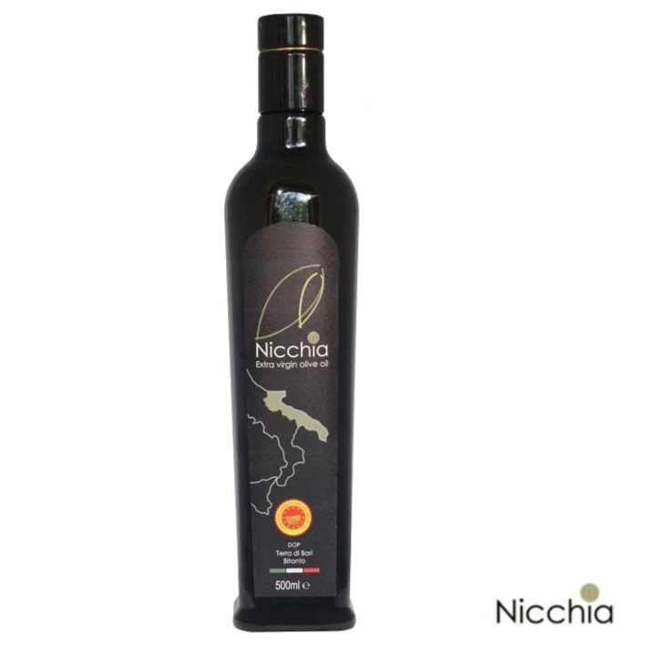 【Nicchia巴里保护源地初榨橄榄油1瓶*500ML】