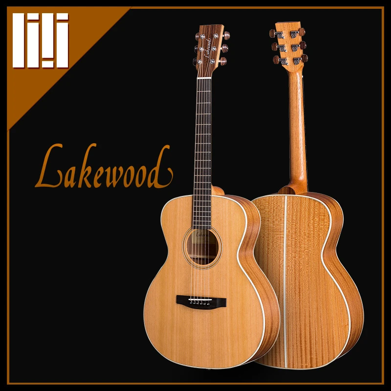 吉他平方 德国Lakewood 雷克梧德 M-14CP 缺角手工民谣木吉他