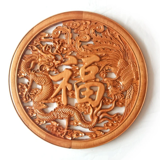 泰山鸿运阁泰山鸿运阁雕刻福字家居挂件饰品