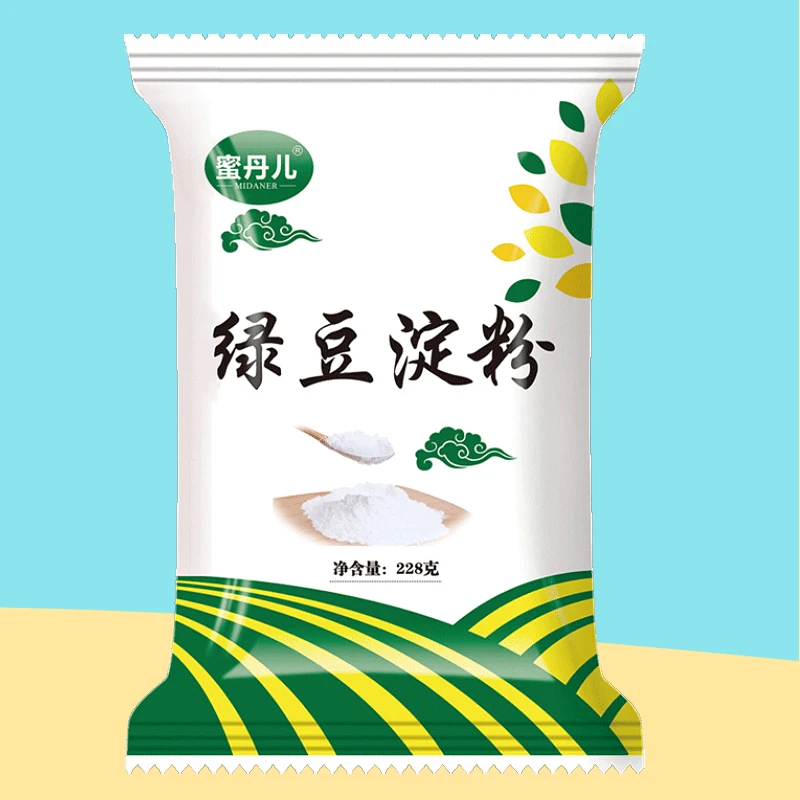 蜜丹儿 纯绿豆淀粉绿豆粉 凉皮原料228g/袋 食用家用