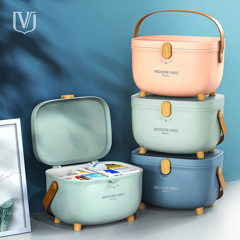 药箱家庭装医药箱家用大容量医护医疗箱宿舍药物急救药品收纳盒