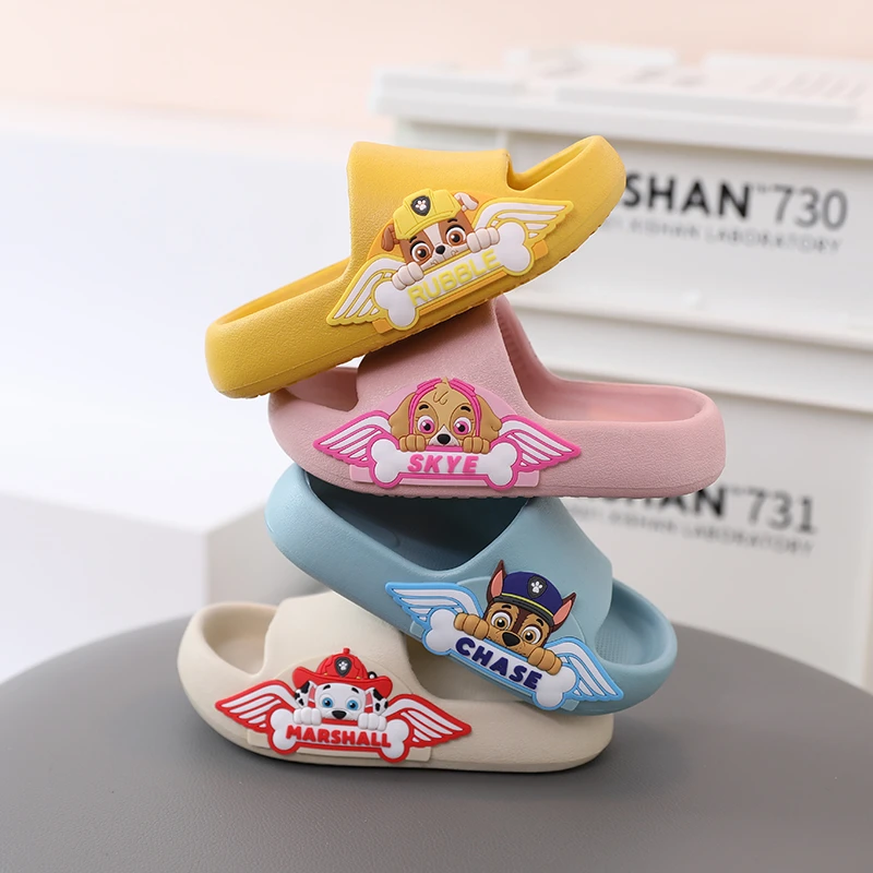 PAW PATROL/汪汪队立大功夏季男童卡通女室内防滑外穿洗澡拖软底