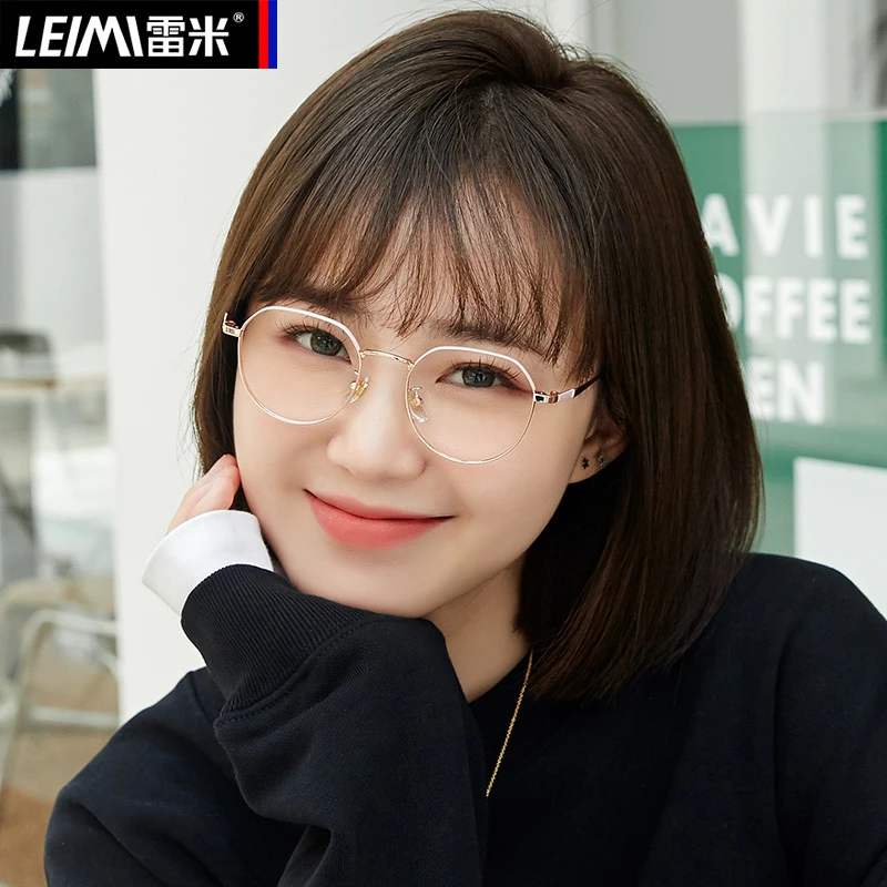 抗蓝光眼镜框男防辐射素颜神器可配度数近视女韩版潮护眼睛T3519